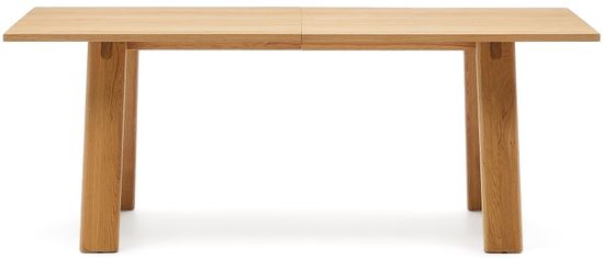 Arlen Раздвижной стол из массива дуба и шпона с натуральной отделкой 200(250) 95 см Испания