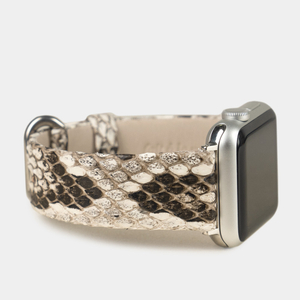 Ремешок для Apple Watch 44/45/46 mm из кожи питона, цвета Natur
