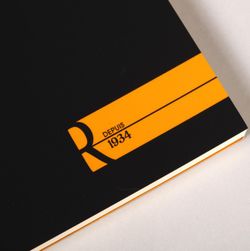 Блокнот Rhodia Basics A7 в линейку 90 гр черный (112012C) 5