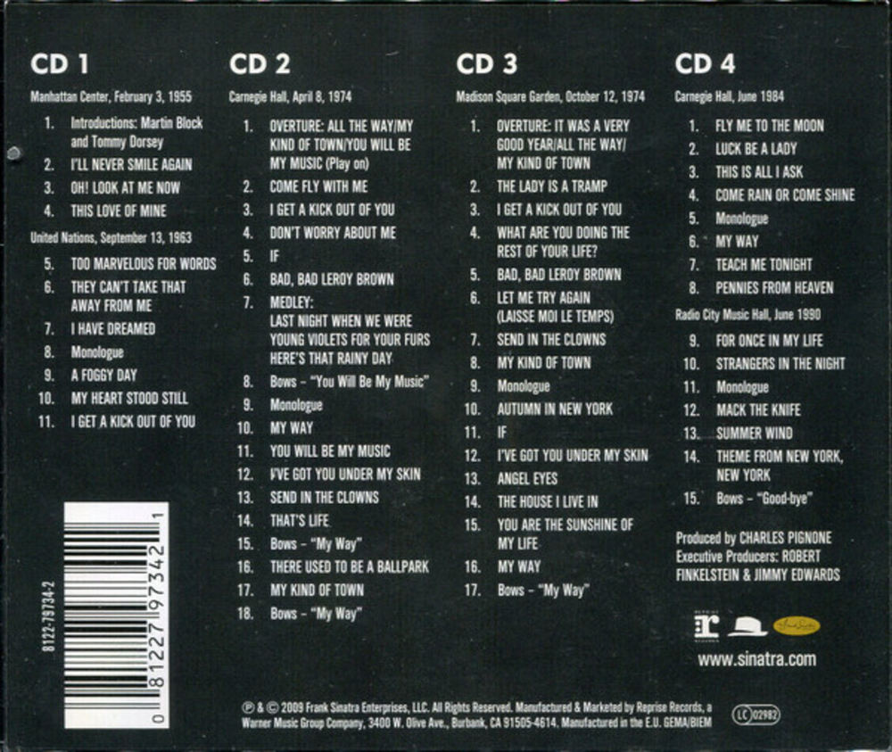 Frank Sinatra / New York (4CD)