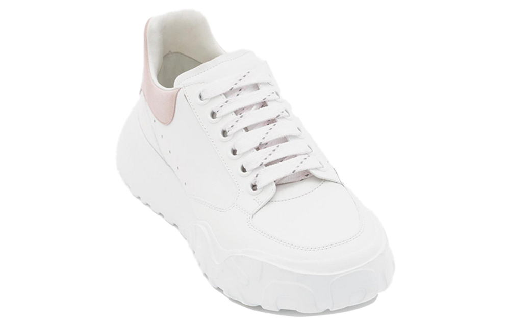 Alexander McQueen Alexander McQueen comfortable daily shock absorption non-slip wear-resistant low-cut life casual shoes women's white