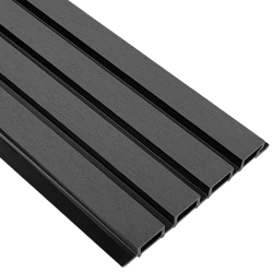 Фасадная реечная панель EasyDecking Wood-X 219х26х3010 Черное дерево Шлифованная