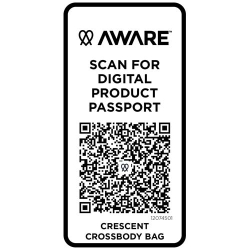 Crescent сумка через плечо Aware™ плотностью 500 г/м² из переработанного материала