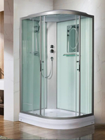 Душевая кабина WeltWasser  WW500 WERRA 1202 L 120х90 см,  прозрачное стекло, поддон низкий, крыша, левосторонняя