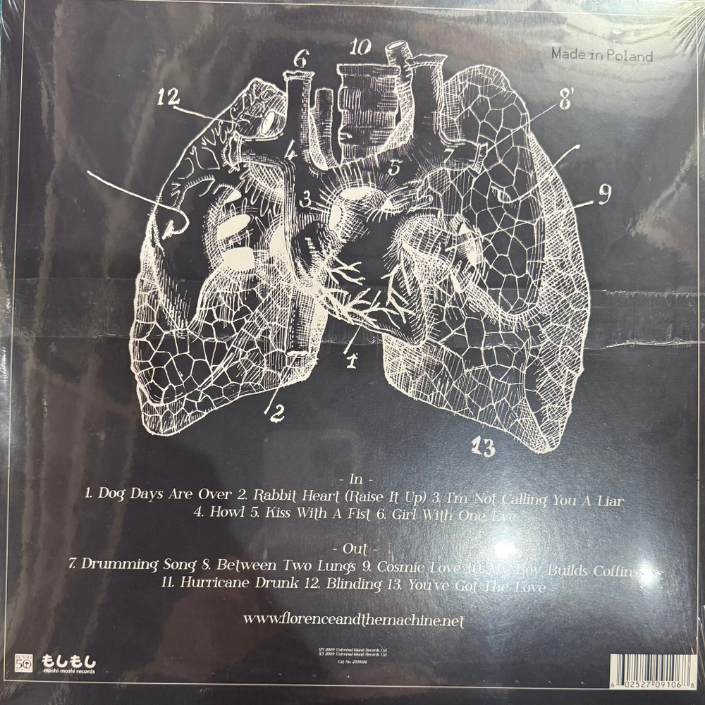 Виниловая пластинка Florence + The Machine ‎– Lungs LP