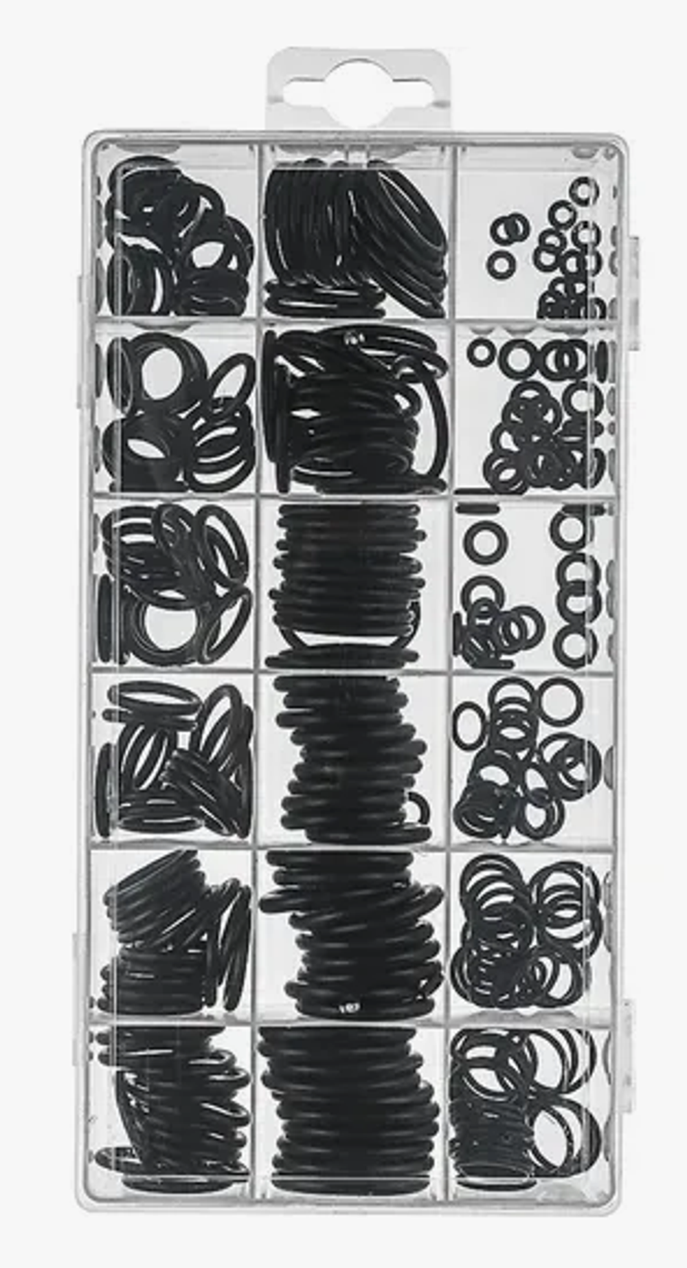 Набор пластик кейс  КОЛЬЦА резиновые 279шт (789002) 3-22мм NEW GALAXY