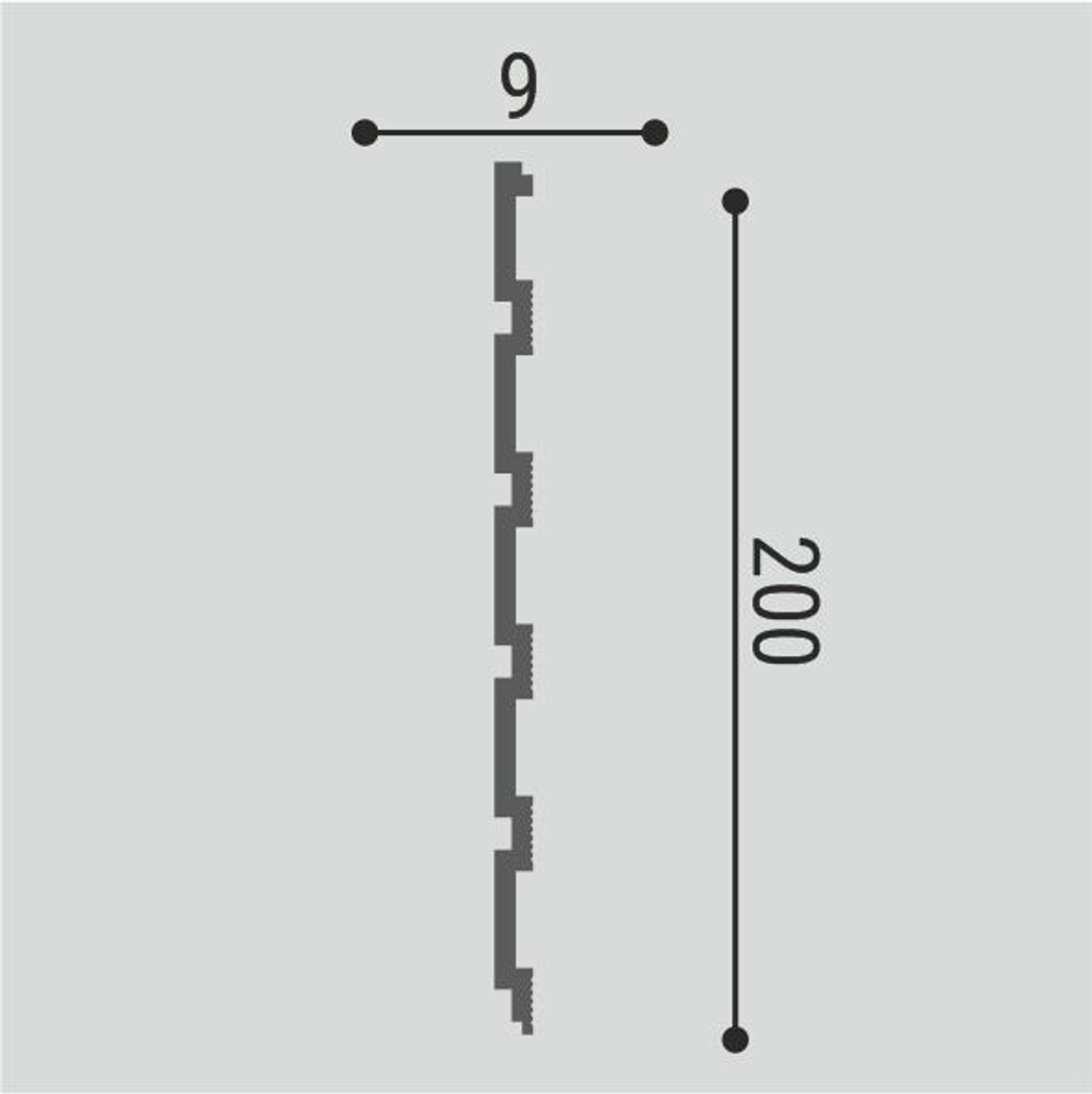 bello deco Панель стеновая XPS СП 03/2 00-00105052