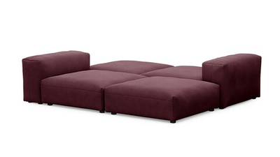 Диван Фиджи Velutto 15 242*137*62 см,  Велютто Нераскладной Фиеста