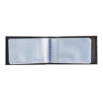 Визитница карманная BEFLER "Кайман", на 40 визиток, натуральная кожа, крокодил, черная, V.30.-13