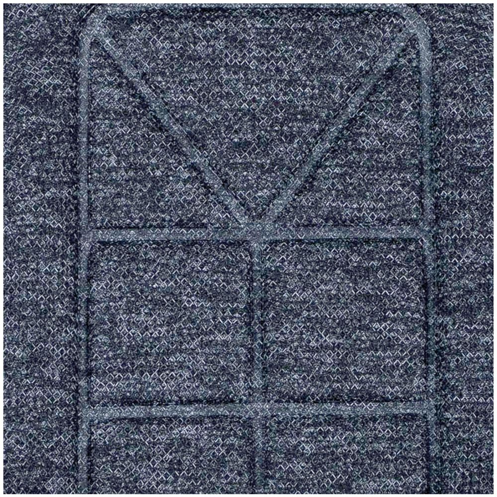 Кресло руководителя Helmi HL-E89 "Blocks" LUX, ткань SY черно-cерая, мягкий подлокотник, хром