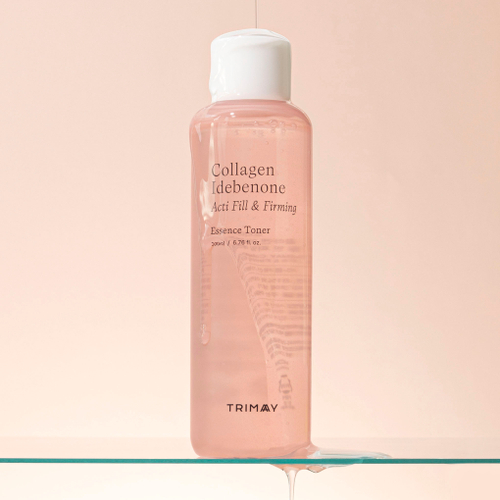 Укрепляющий тонер-эссенция с коллагеном Trimay Collagen Idebenone Acti Fill & Firming Dual Essence Toner