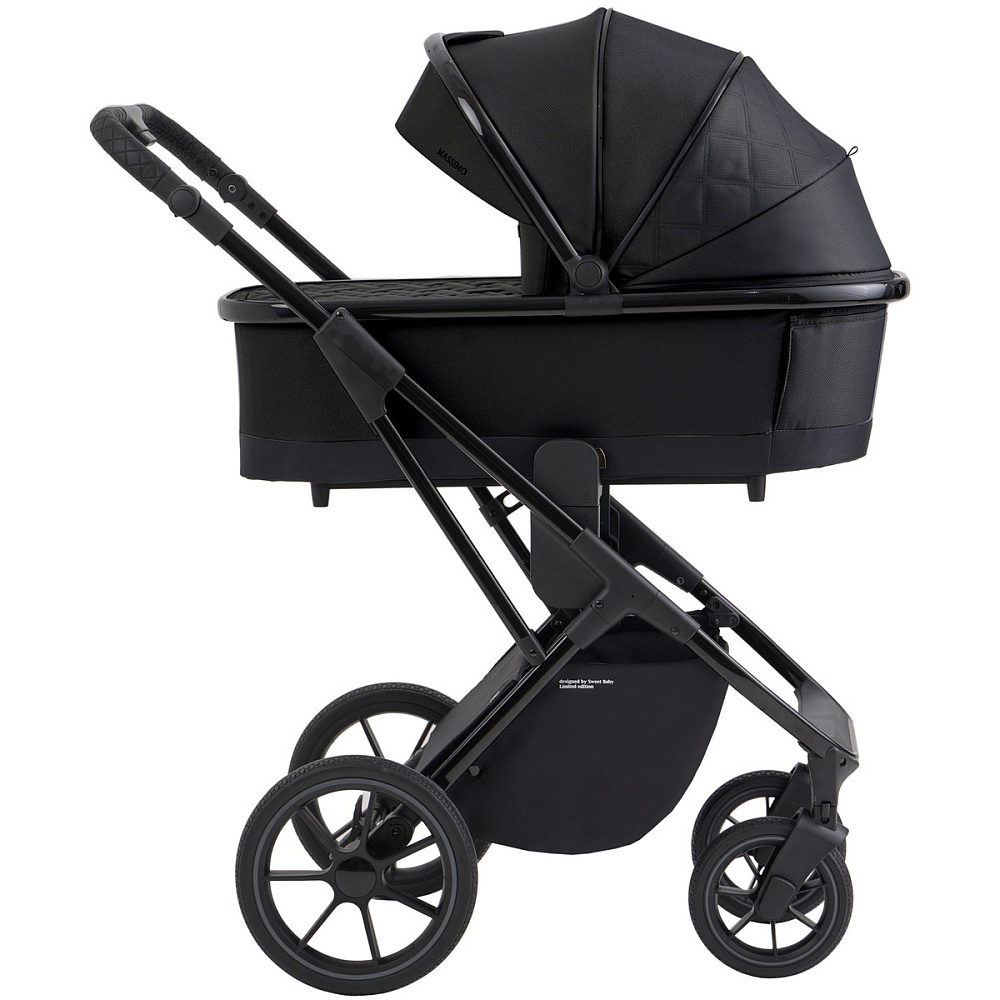 Детская коляска Sweet Baby Massimo 2 в 1 2024 Black 427053