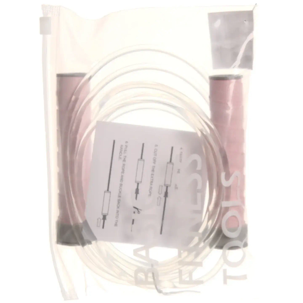 Скакалка с подшипниками RICHO RQ-JR-HG03, 3 м, ручка 115 мм, розовый