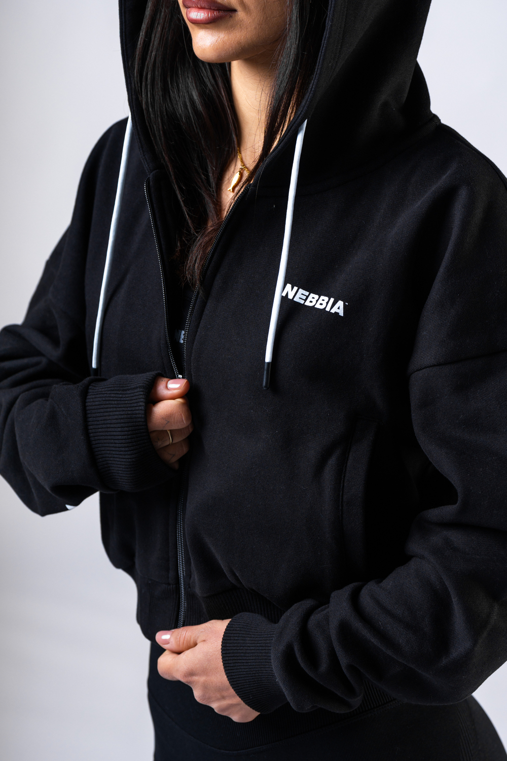 Худи Relaxed Zip Hoodie POWER 895 Черная