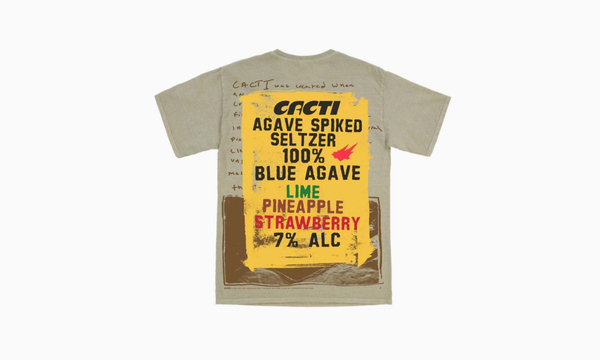 Travis Scott Cacti Painted Sign Tee Tee "Olive"