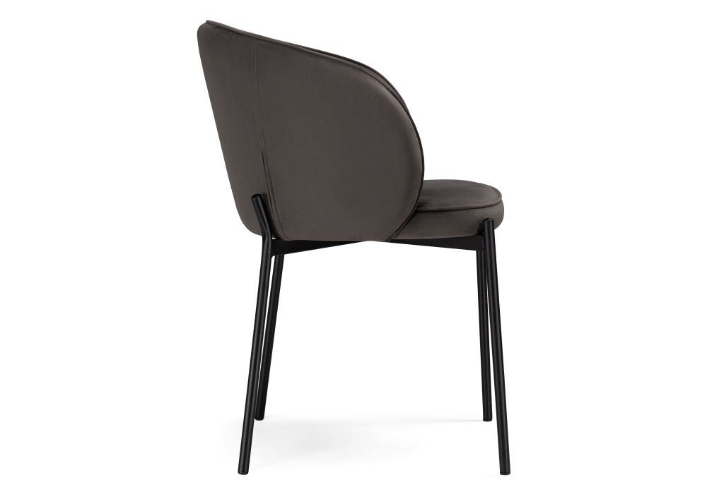 Стул на металлокаркасе Нейл серый / черный