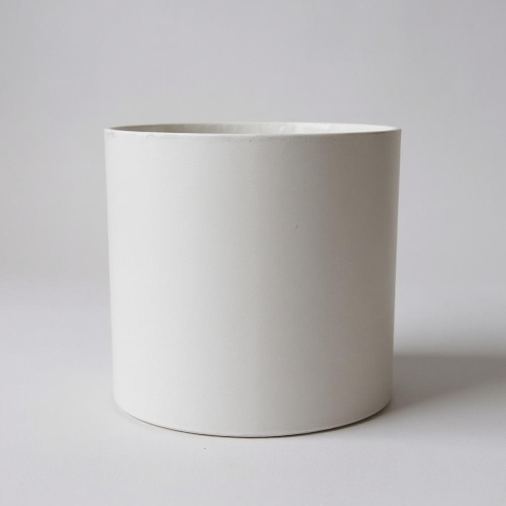 Шляпная коробка без крышки и лент 24х25 см Цвет; Белый.