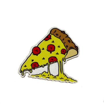 Деревянный значок. Пицца