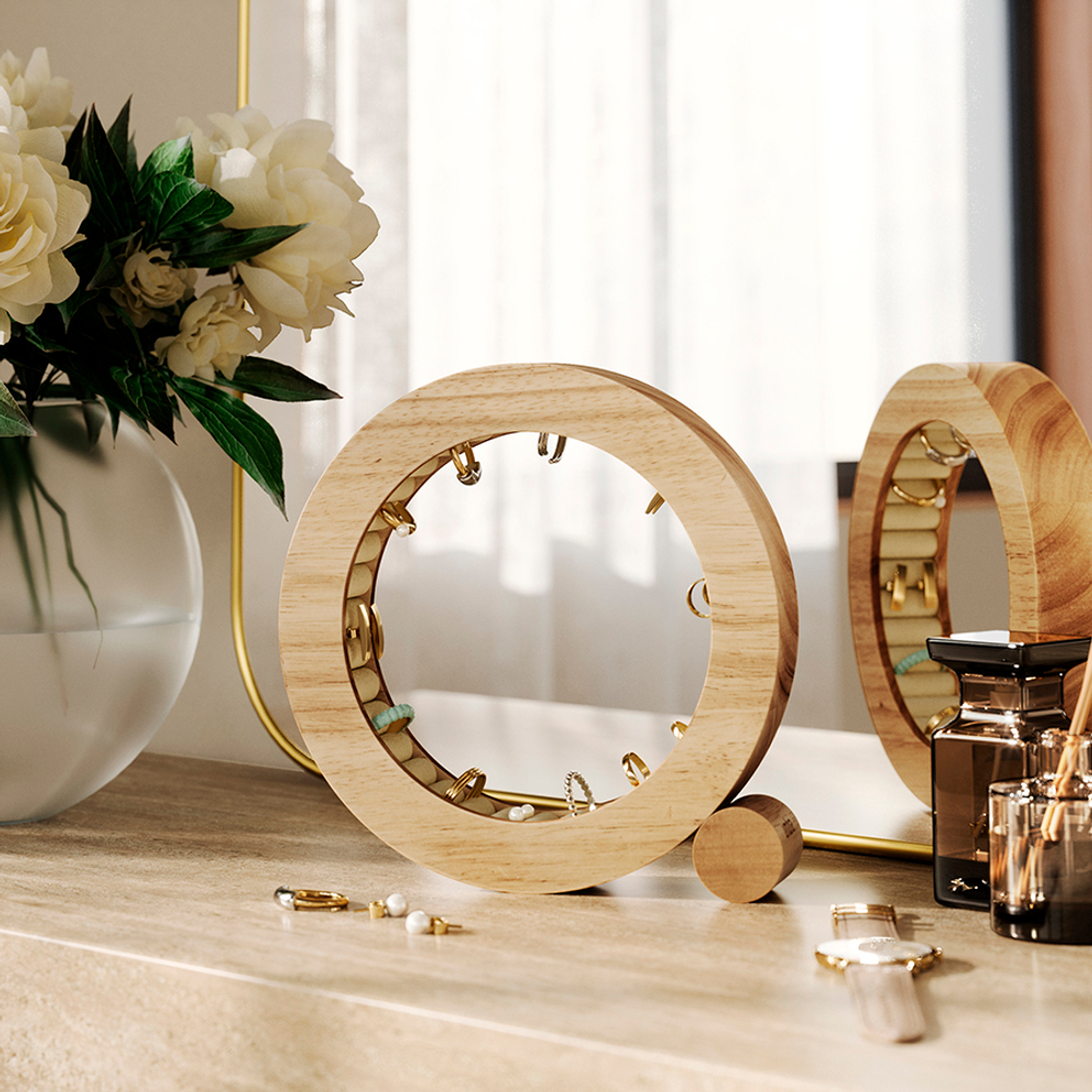 Органайзер для украшений ferris,  D19 см, натуральное дерево