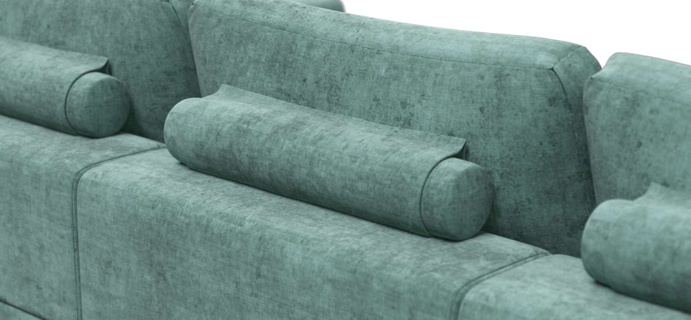 Угловой диван-кровать BOSS MODOOL XL шенилл Gloss минт