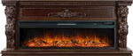 Каминокомплект Windsor 60 - Темный дуб с очагом Vision 60 LOG LED