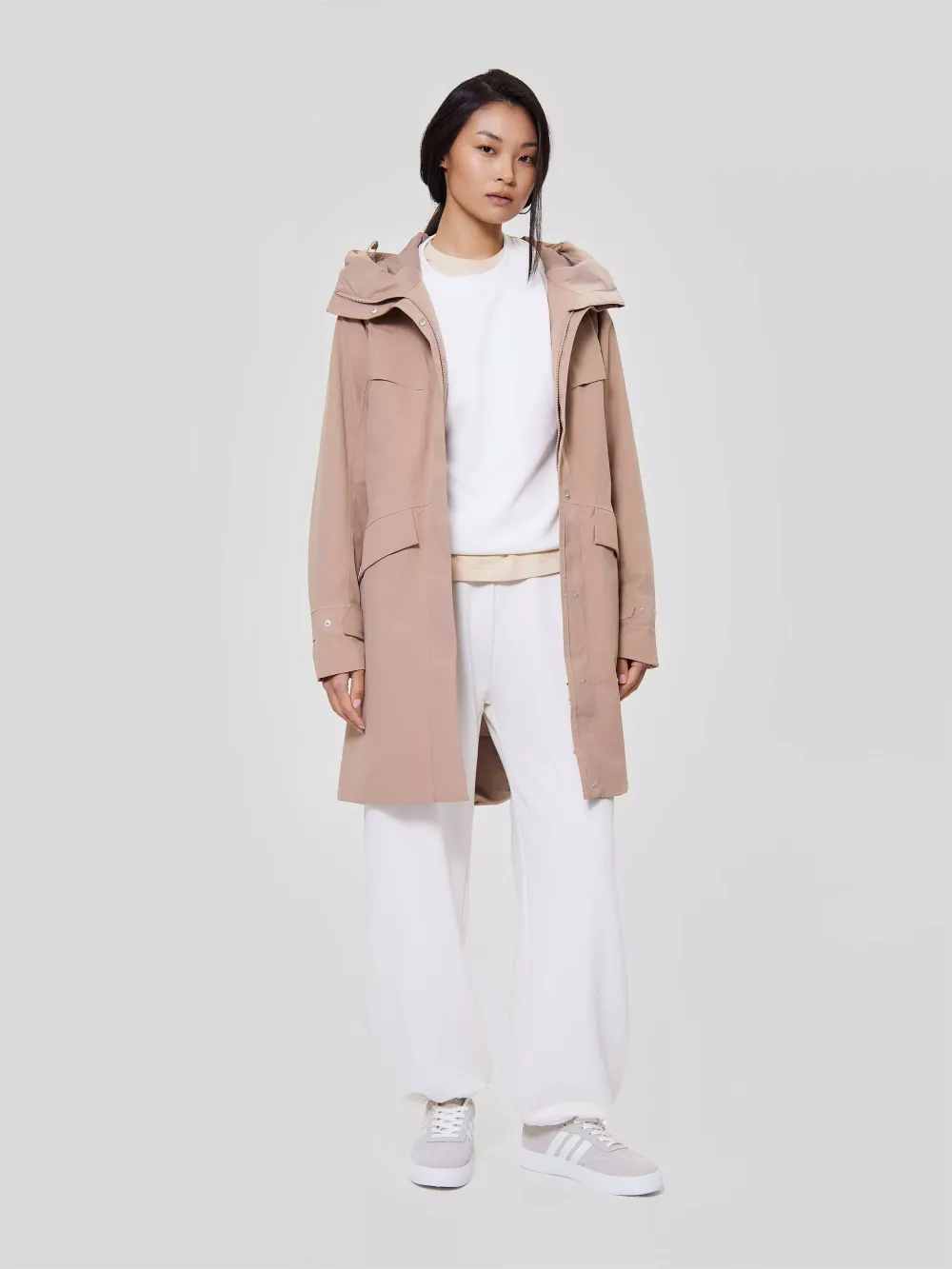 Парка женская ИША (ISHA) NORPPA песочный бежевый