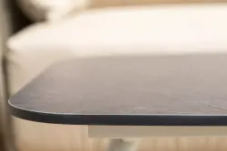 "Форли" лаунж-зона 4-местная плетеная из роупа (веревки), каркас алюминиевый светло-серый, роуп серо-коричневый