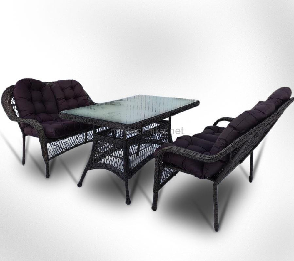 Комплект мебели из искусственного ротанга Мэдисон НЬЮ (Medison NEW) Сompany Set  с подушками на сидение и спинку