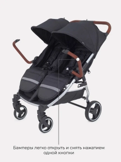 Коляска детская для близнецов MOWBaby "Tandem" MB170