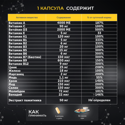 Matrix Labs SUPER MEN Multivitamin & Mineral (90 капс.)