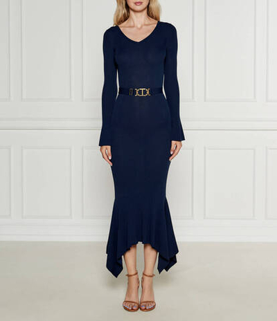 Платье с ремешком MAGLIA TWINSET - темно-синий(242TP3122)