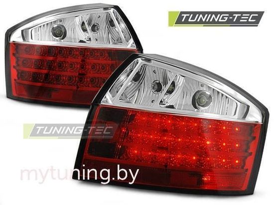 Задние фонари led red white для Audi A4 B6