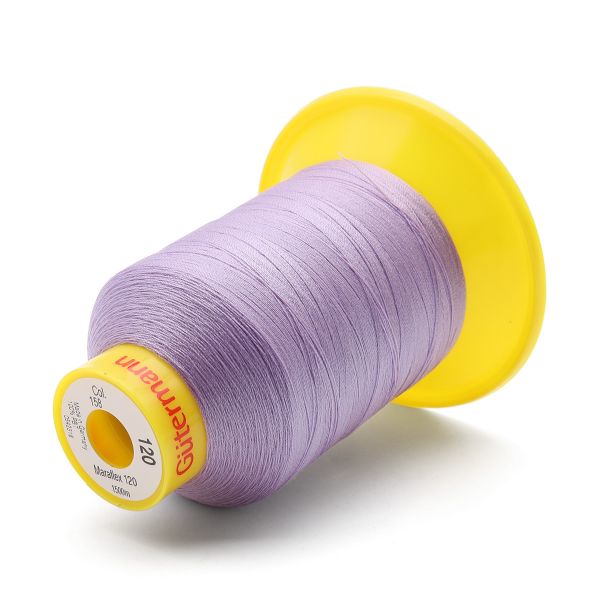 Нитка эластичная Gutermann Maraflex 120 (1500 метров), 1 кат. | 158 св.сиреневый