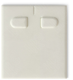 Вкладыш 03/наклонный/для серег/2 язычка/прорезь для нитки