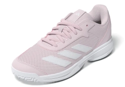 Детские Кроссовки теннисные  Adidas Courtflash K - distilled pink/cloud white/cloud white