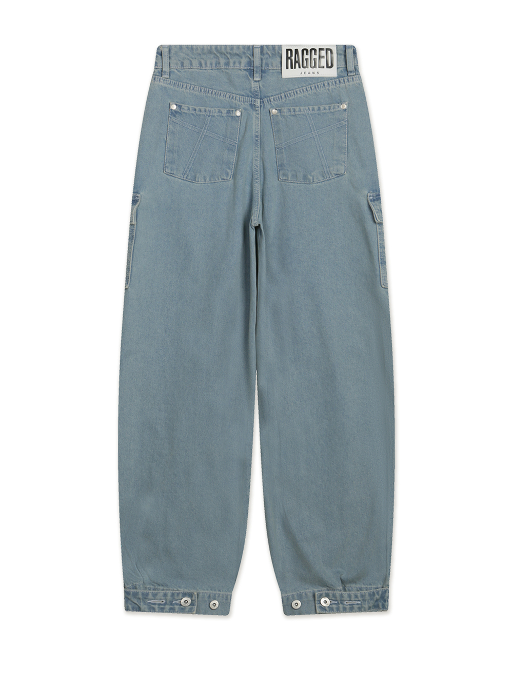 Женские Джинсы (Regular Fit) Balloon Tapered Leg Light Blue