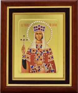 Икона Елены равноапостольной, писанная в монастыре.