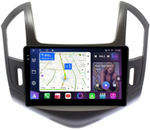 Магнитола для Chevrolet Cruze 1 2012-2015 (рамка черная) - FarCar 261M монитор 9.5" QLED на Android 14, TS18, CarPlay, 4G SIM-слот