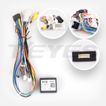 Комплект рамки с разъёмами 9" Mitsubishi Eclipse Cross 2017-2024 (206х105мм ШГУ под козырьком) - Car-Smart 7763L