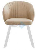 Стул DikLine 258 поворотный опоры белые