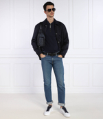 Поло SS ZIP LOGO Michael Kors - темно-синий(CS350DD2ZY)