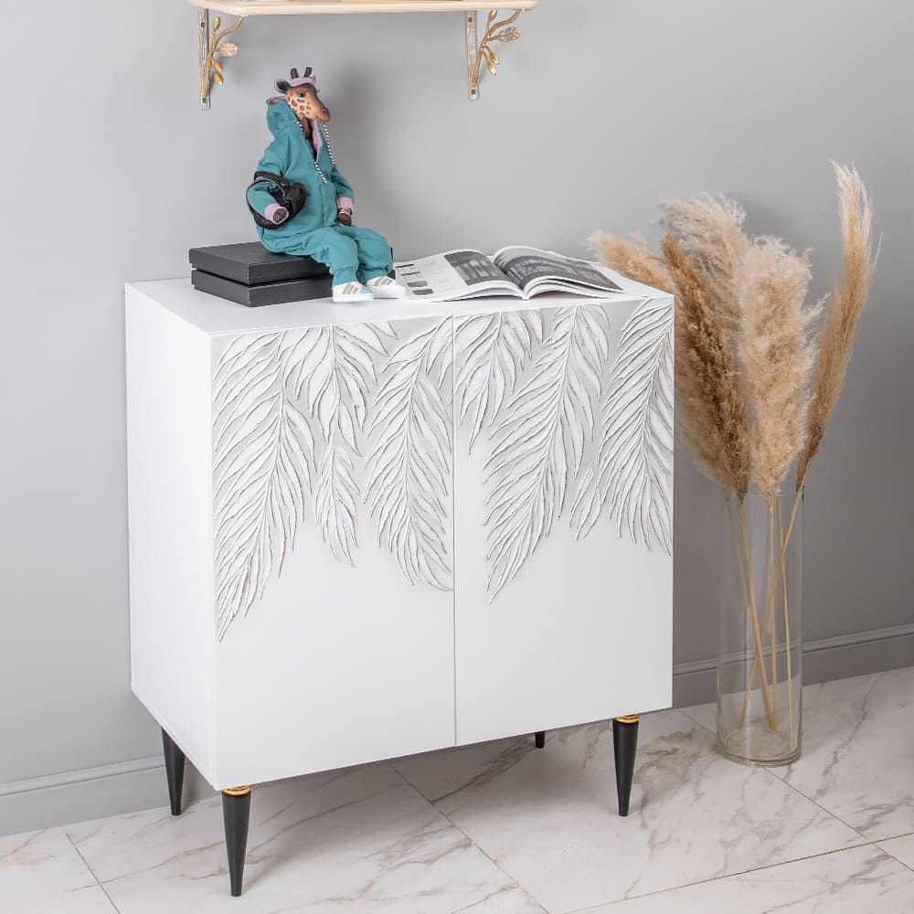 Комод Тропик Классик с 2 полками Айс Найт Голд