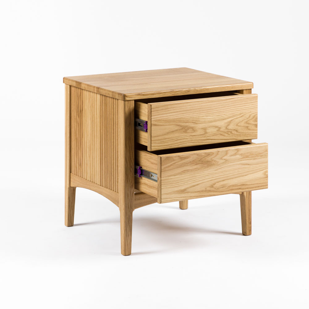Прикроватная дизайнерская тумба из дуба Shole