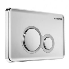 Клавиша смыва BETTOSERB DUO, хром. матовый/хром. глянец, 40006463