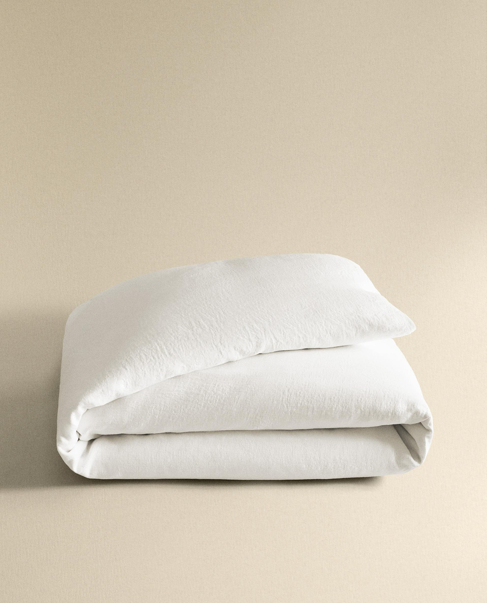 Пододеяльник Zara Home хлопок, лён 100%, однотонный, 6150/088