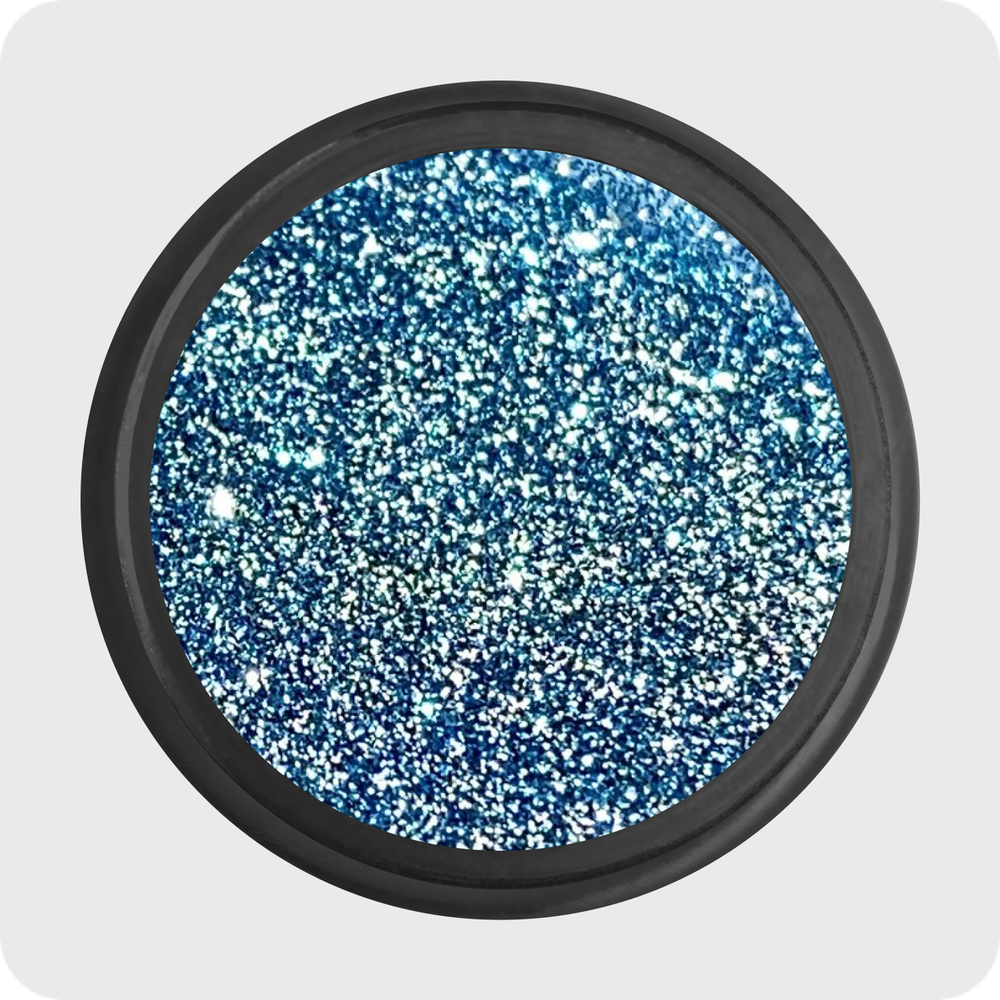 Светоотражающий Flash glitter лазурный - 7048