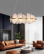 Pendant design lamp Vitre Circular by Hubbardton Forge