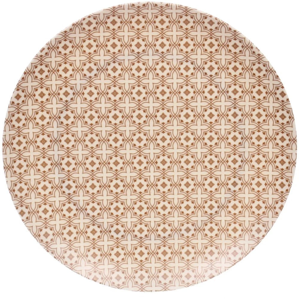 Тарелка «Eco Life» 25см, цветы