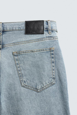 ZARA ДЖИНСЫ SLIM FIT, НЕБЕСНО-ГОЛУБОЙ