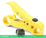 Инструмент для зачистки кабеля Hyperline HT-352 желтый
